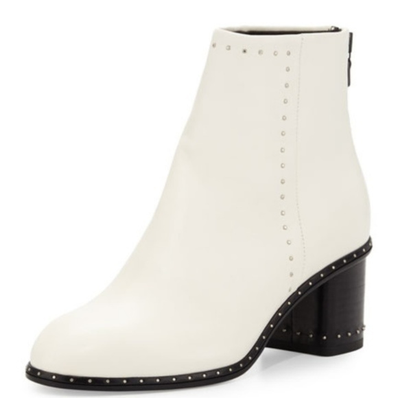 rag & bone Shoes - Rag & bone white studded willow booties